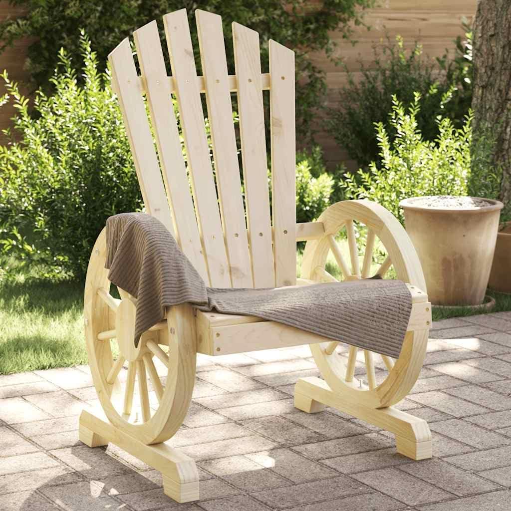 2 Adirondack-Gartenstühle aus massivem Tannenholz, 22 kg