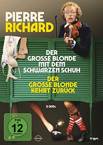Pierre Richard - Pierre Richard: Der große Blonde mit dem schwarzen Schuh / Der große Blonde kehrt zurück [2 DVDs] - Preis vom 09.10.2026 07:28:09 h