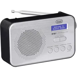 Trevi DAB 7F92 R (DAB, DAB+, FM), Radio, Schwarz, Silber