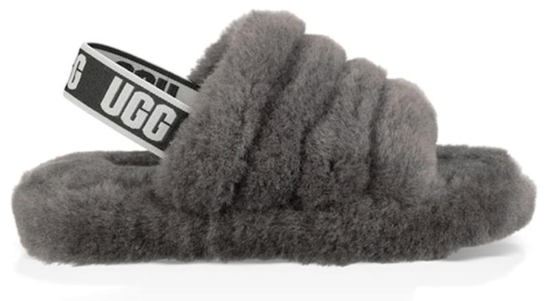 UGG Charcoal (Kids) UGG Fluff Yeah Slide Charcoal - EU 35