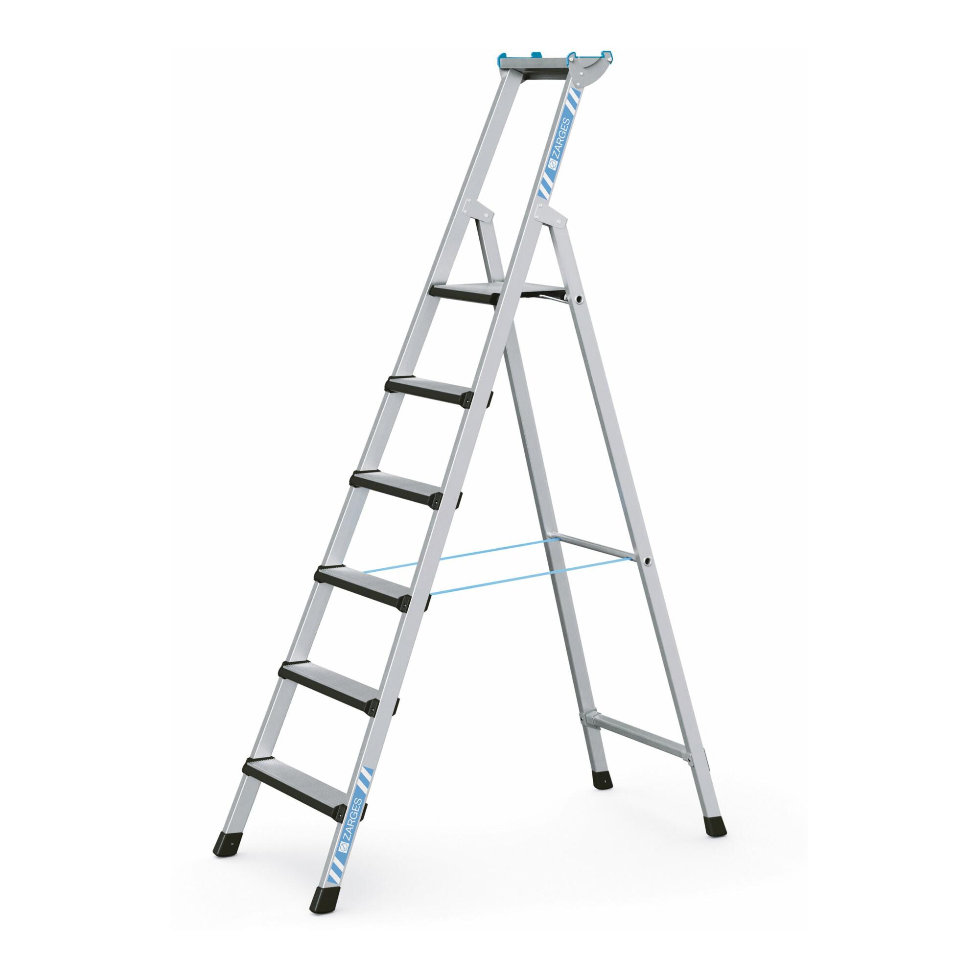ZARGES Comfortstep S - LM-Stufen-Stehleiter 6 Stufen (41424)