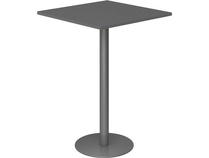 Besprechungstisch Office Graphit 80 x 80 cm - Besprechungstisch