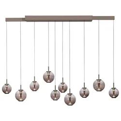 Neuhaus PURE LED-Pendelleuchte E-Infinity Metall Braun Bronze