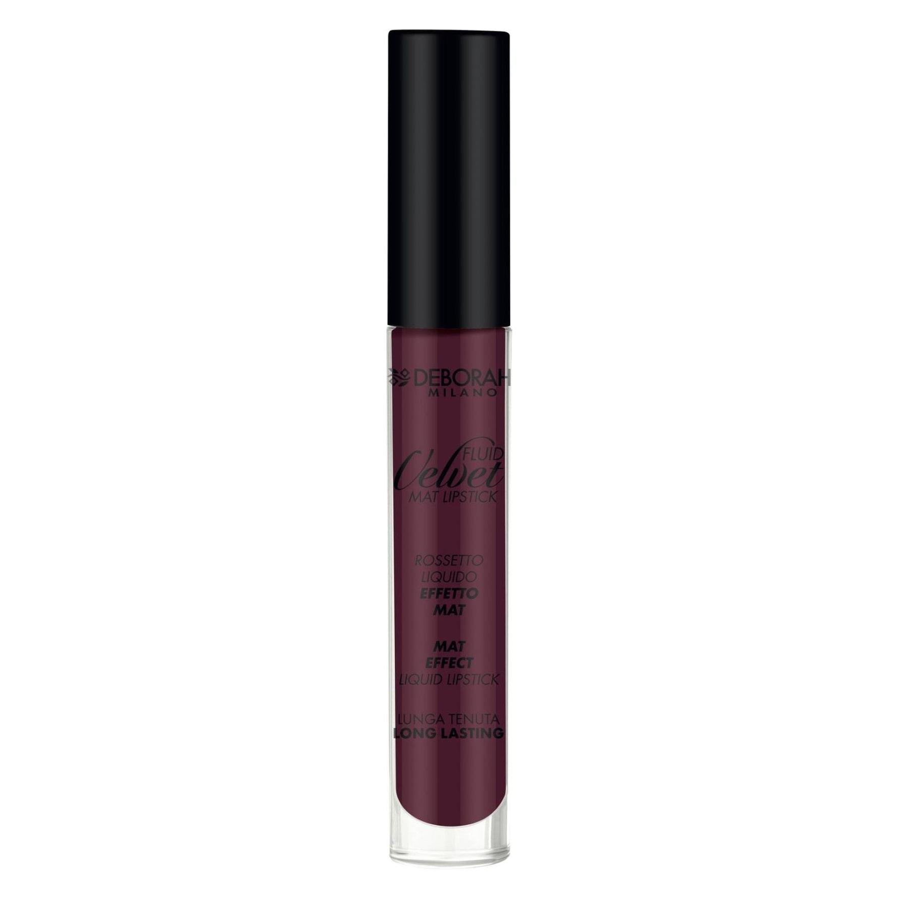 Deborah Milano Fluid Velvet Mat Lipstick No.09 (Purple Wine) (006752)