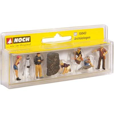 NOCH H0 Archäologen 15043 Bemalt, Stehend, Sitzend
