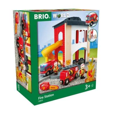 BRIO World - Große Feuerwehr-Station mit Einsatzfahrzeug