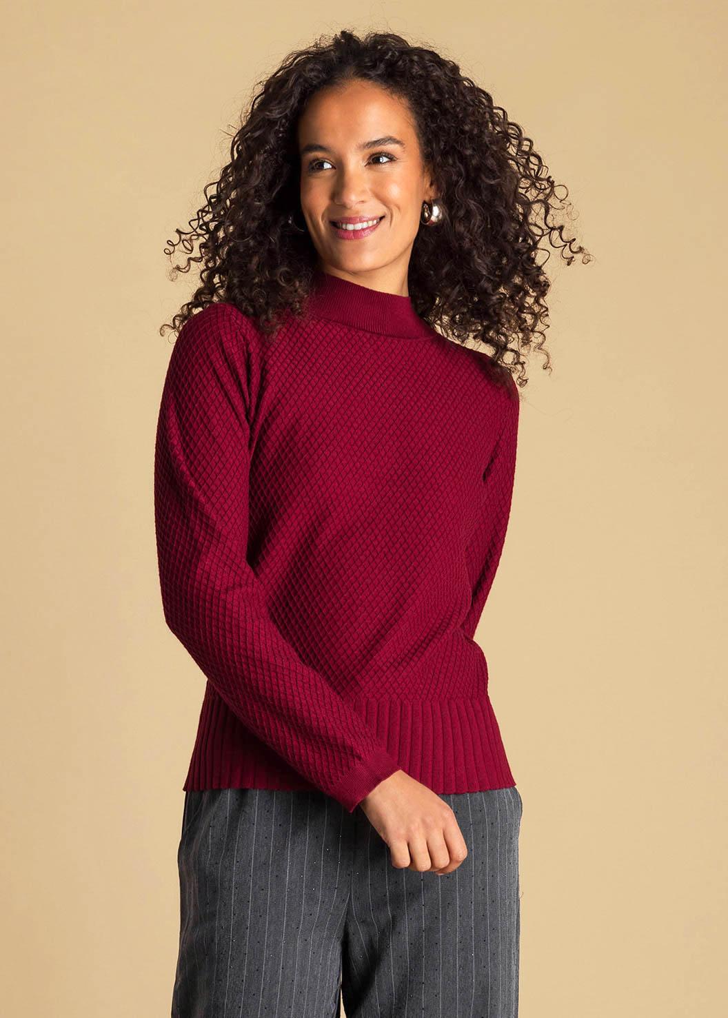 IVY BEAU Amira Dark Red