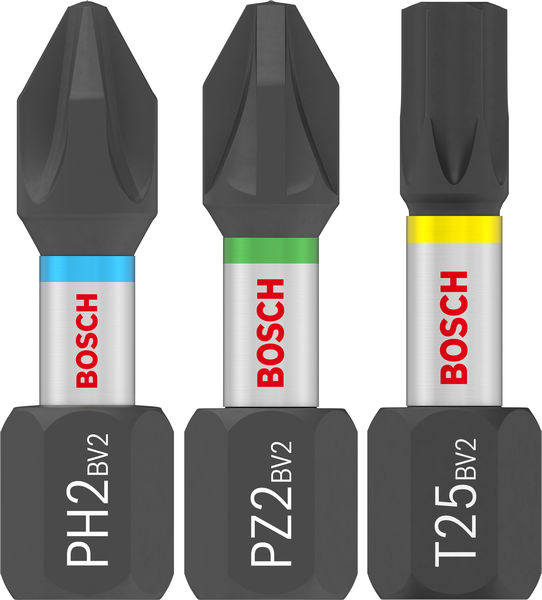 Bosch PRO Impact Mixed Pack,PH2(x5),PZ2(x5),T20(x5),T25(x5),T30(x5), 25 mm, 25-tlg. 2608521U63