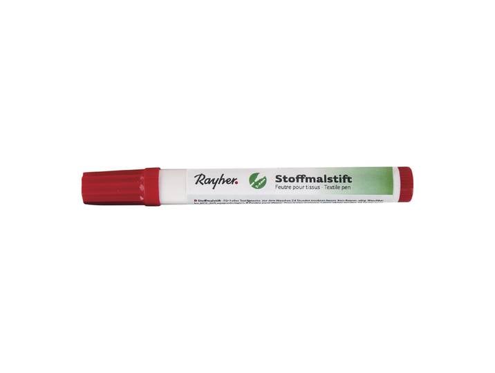 Rayher Stoffmalstifte Dicke Spitze Rot