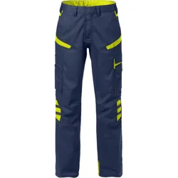 Damen Servicehose "2554 STFP" Fusion Skarup - R50 - marine/gelb