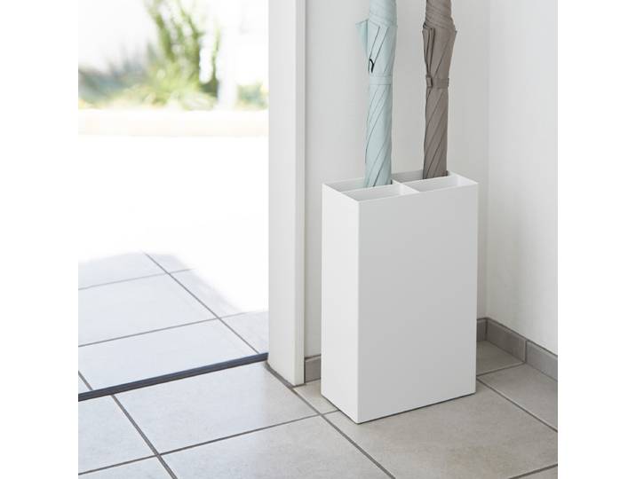 Porte-parapluie Smart Large 24 x 36 x 12cm Blanc/Blanc