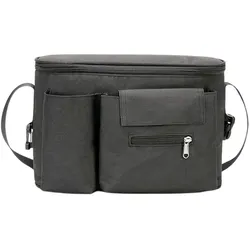 König Design, Kinderwagen Zubehör, Kinderwagen Organizer Kinderwagentasche Buggy Tasche Getränkehalter Wickeltasche