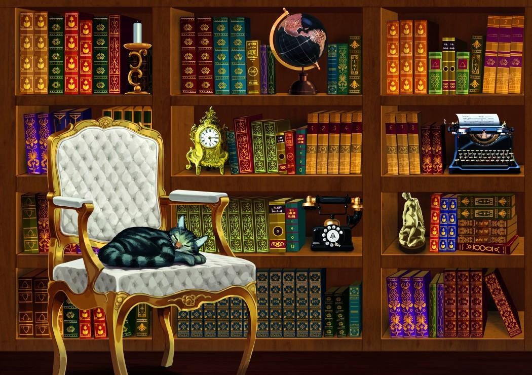 Bluebird Puzzle The Vintage Library - 1000 stukjes