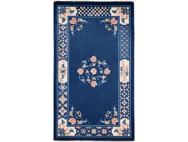 China Peking Teppich 61x107 Handgeknüpft Orientteppich Wolle