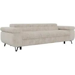 3-SITZER SOFA PETER - Beige Cord