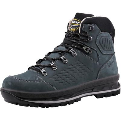 Wanderschuh GRISPORT "Schnürstiefel", Kinder, Gr. 43, blau (marineblau), Obermaterial: 100% Rindnubukleder CNU., Schuhe Wanderschuh