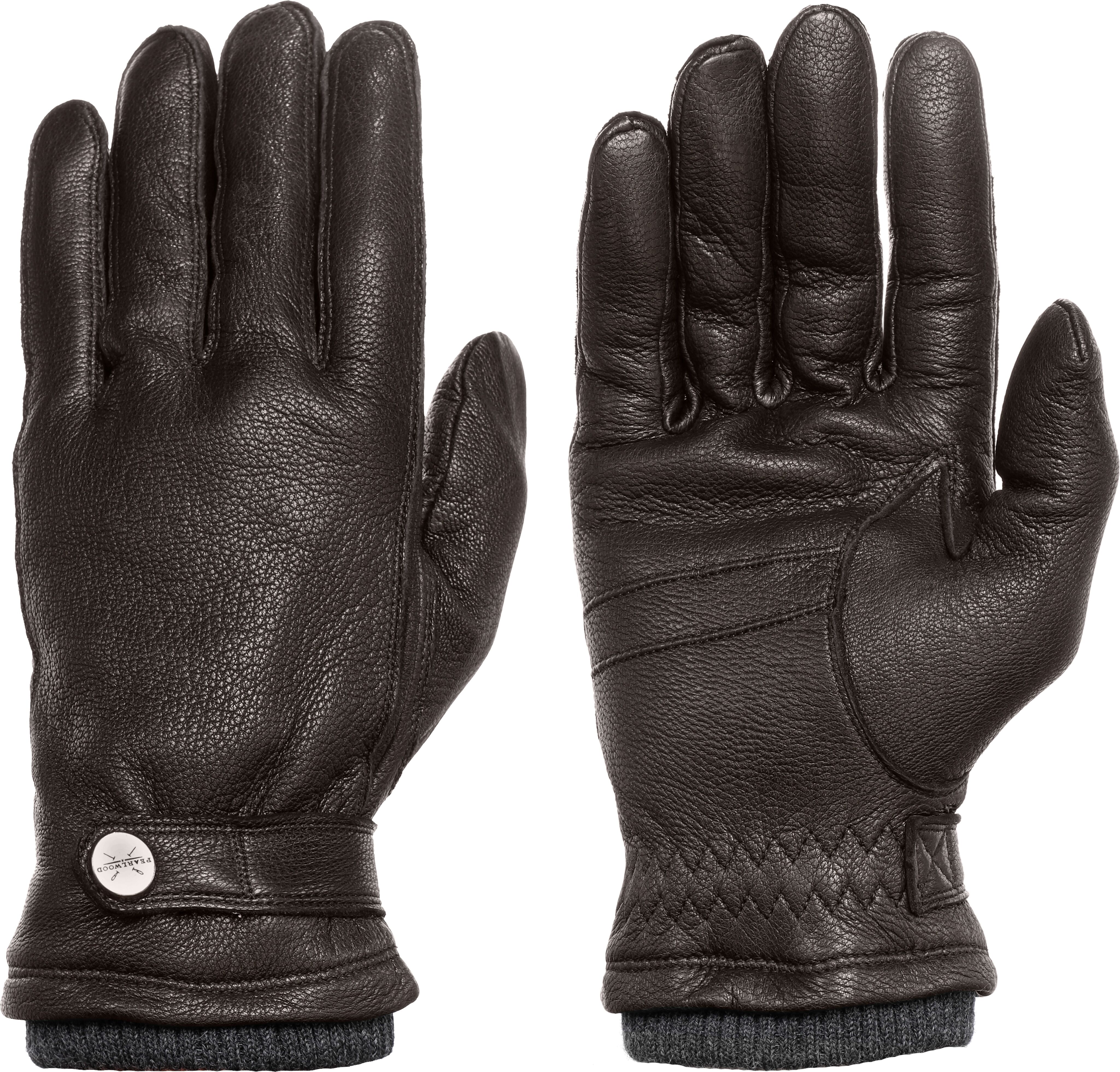 Lederhandschuhe PEARLWOOD "Freddie", Herren, Gr. 10, braun (hazel), Ziegenleder, unifarben, Handschuhe Lederhandschuhe, Atmungsaktiv, Wärmeregulierend, Wind - und Wasserabweisend hazel 10