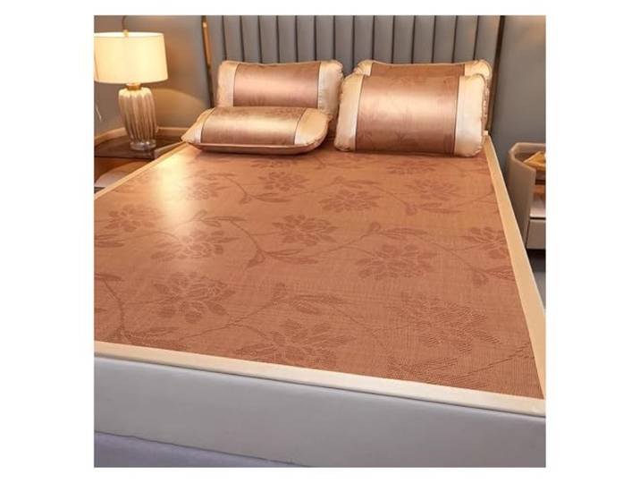 YUAWEGFDR Kühlende Matratzenauflage aus Bambus Mehrfarbige Kühlung in mehreren Größen for den Sommerschlaf(Style-2,180cm*200cm)