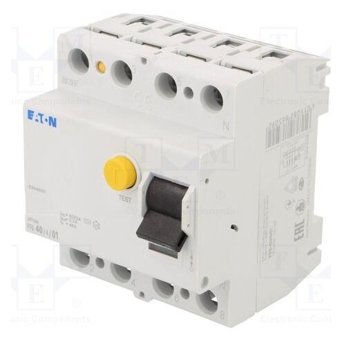 Eaton 4P 40A 0,1A RCD Typ AC PF6-40 (286509)