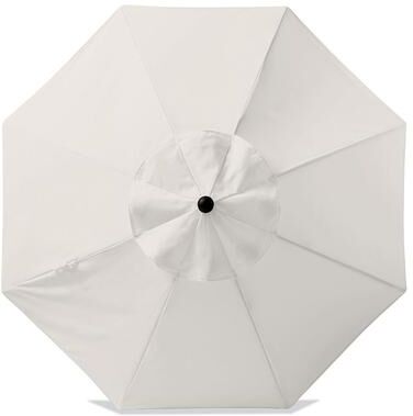 Octagonal Outdoor Market Patio Umbrella - Eggshell, Champage/Eggshell, 9' Dia. - Grandin Road