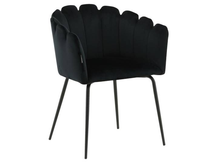 Livetastic Stuhl, Schwarz, Metall, zylindrisch, 61x76.56x54 cm, abwischbar, Esszimmer, Stühle, Esszimmerstühle, Vierfußstühle