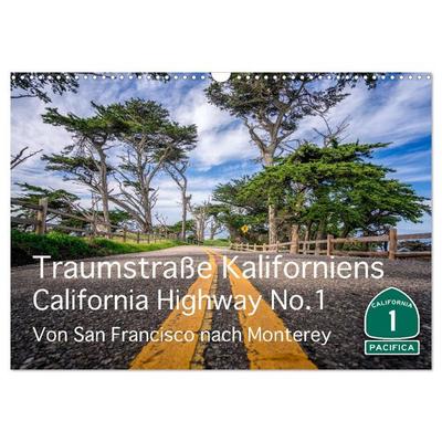 Traumstraße Kaliforniens - California Highway No.1 (Wandkalender 2026 DIN A3 quer), CALVENDO Monatskalender