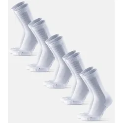 LONG DISTANCE RUNNING CREW SOCKEN - 5-Pack - Weiß - 35-38