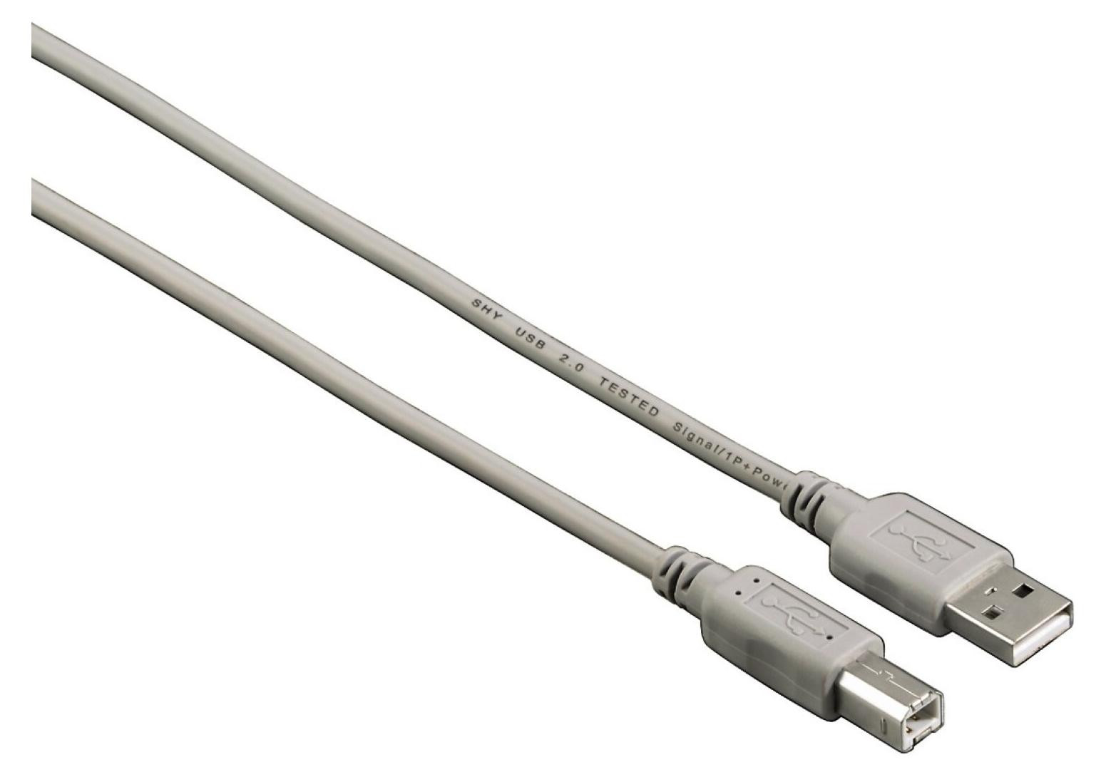 Hama USB-kabel, grijs, 4 meter
