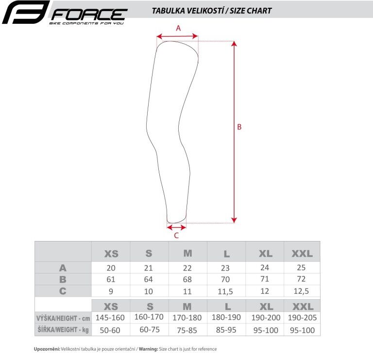 Force Gambali invernali ciclismo  nero