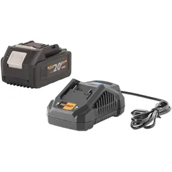 Procraft, Werkzeugakku + Ladegerät, Starter Set 20 V 20/4A Schnell Ladegerät + 1x 20/4 Akku 4,0 Ah (20 V)