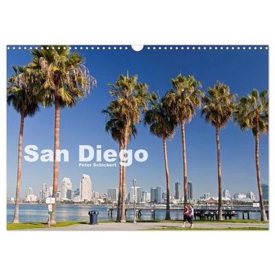 San Diego (Wandkalender 2027 DIN A3 quer), CALVENDO Monatskalender