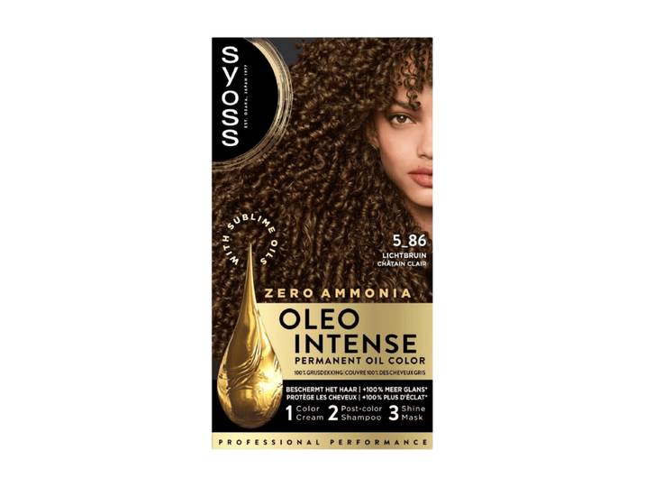 Syoss Haarverf Oleo Intense - 5-86 Licht Bruin