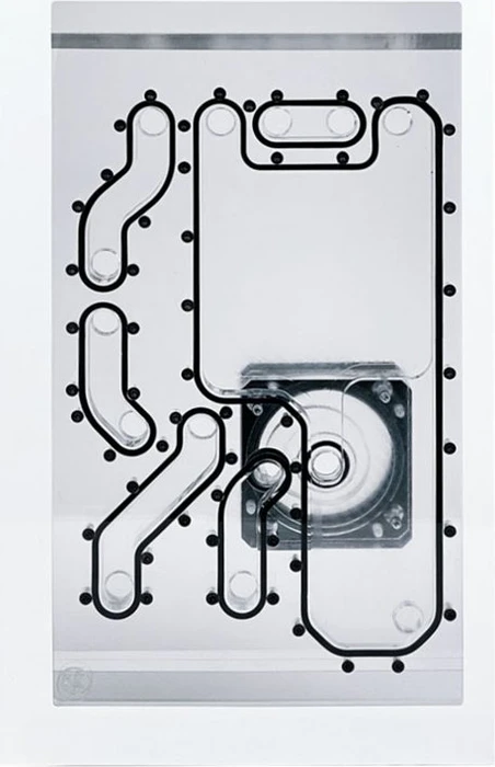 Stealkey Customs Lian Li O11D Mini Front MK2 D5 Distroplate - Acryl - weiß