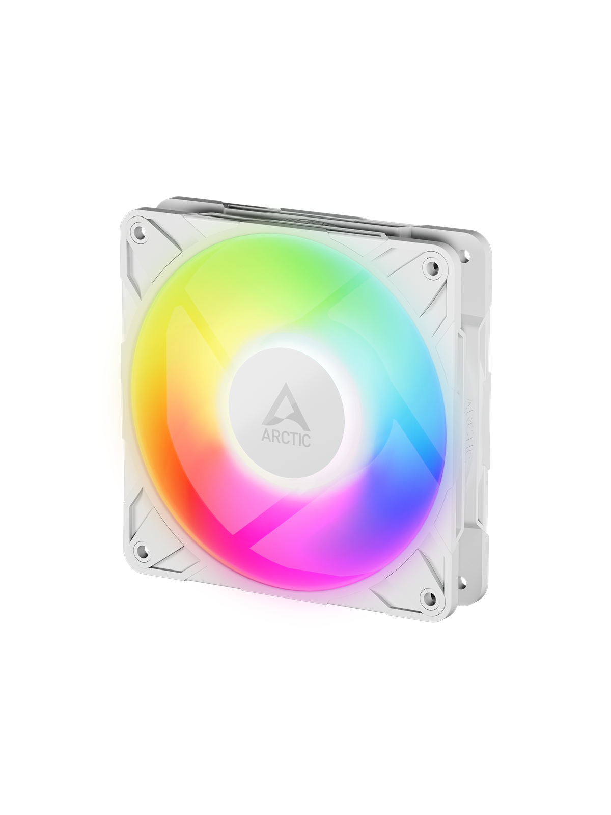 Arctic P12 Pro PST A-RGB - Gehäuselüfter - 120mm - Weiß mit RGB LED