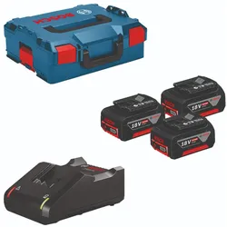 Bosch Professional Set 3x Akku GBA 18V 5.0Ah in L-BOXX - 0615990L3T