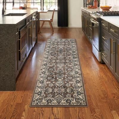 Superior Lille Classic Floral Medallion Indoor Area Rug