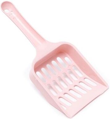 Youfap Market Durable Pet Waste Shovel, Deluxe Cat Litter Scoop With Fine Mesh For Easy Cleaning pink
