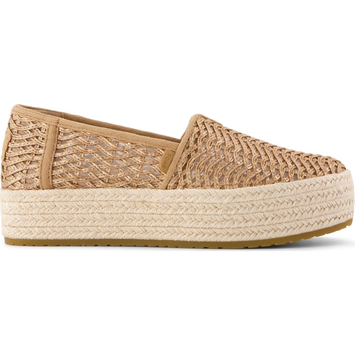 Toms Valencia bronze deco basketweave 39 10023603-39