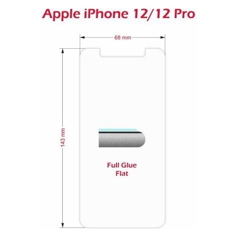 Swissten Tempered Glass for iPhone 12/12 Pro (Apple iPhone 12, Apple iPhone 12 Pro) (74517872)