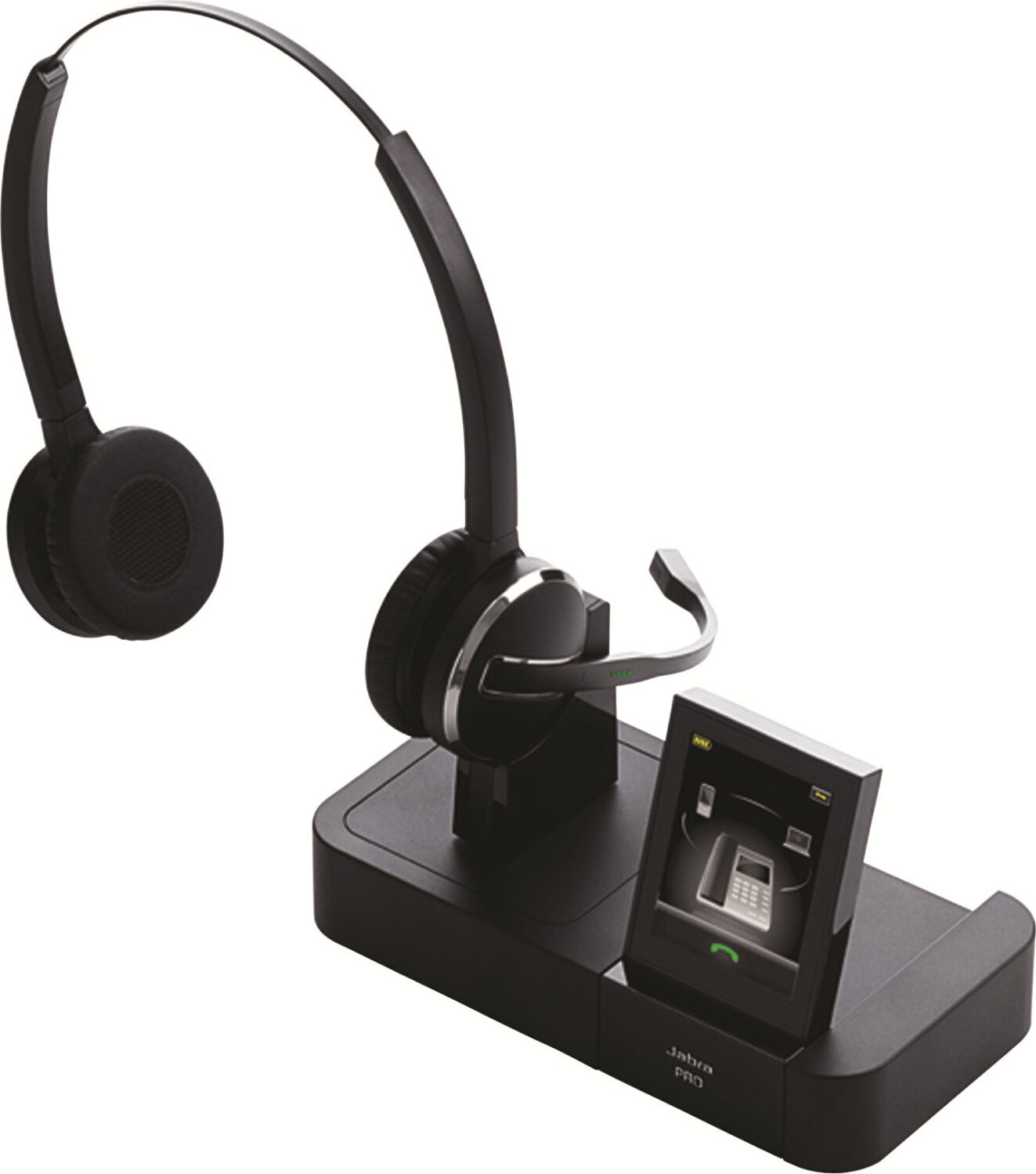 JABRA PR 9465 Duo DECT Headset Headset binaural Kopfbügel kabellos schwarz