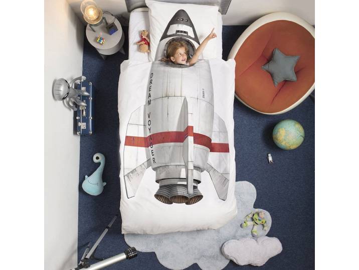 Snurk Rocket dekbedovertrek