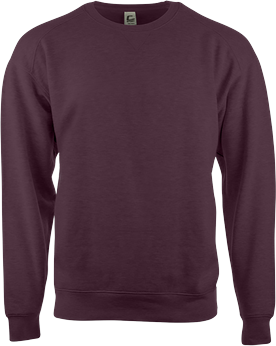 C2 Sport CS5501 Fleece Crew T-Shirt in Maroon size 3XL   60/40 Cotton/Polyester 550100, 5501