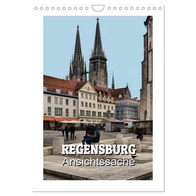 Regensburg - Ansichtssache (Wandkalender 2026 DIN A4 hoch), CALVENDO Monatskalender