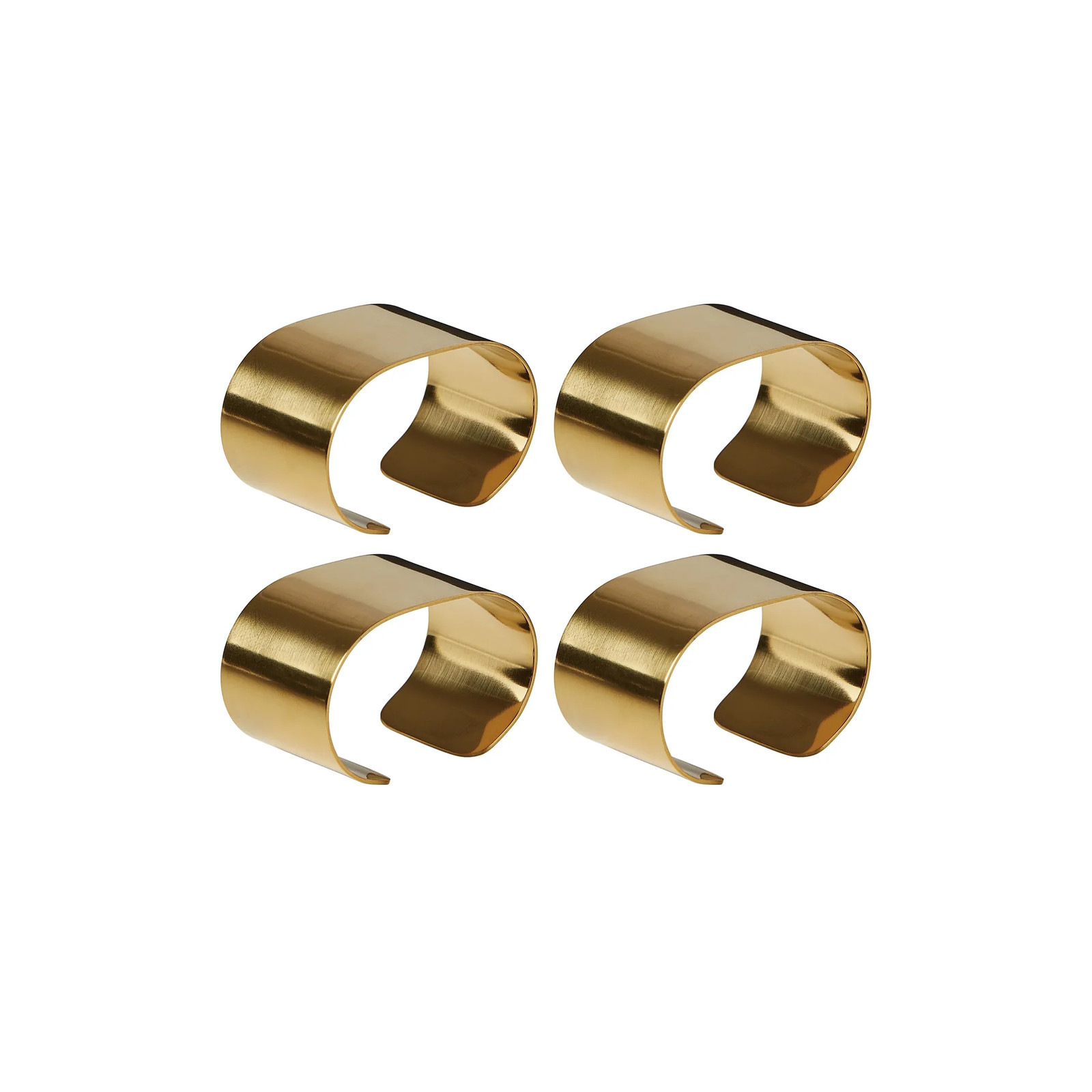 Aida Raw servethouder 4-pack goud