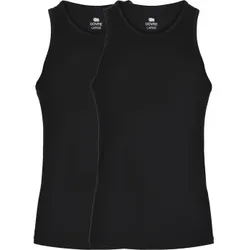 Dovre 2P Bamboo Singlet Schwarz Small Herren