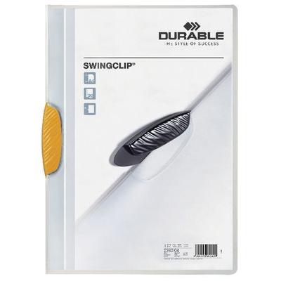 DURABLE Klemmmappe Swingclip DIN A4 Gelb
