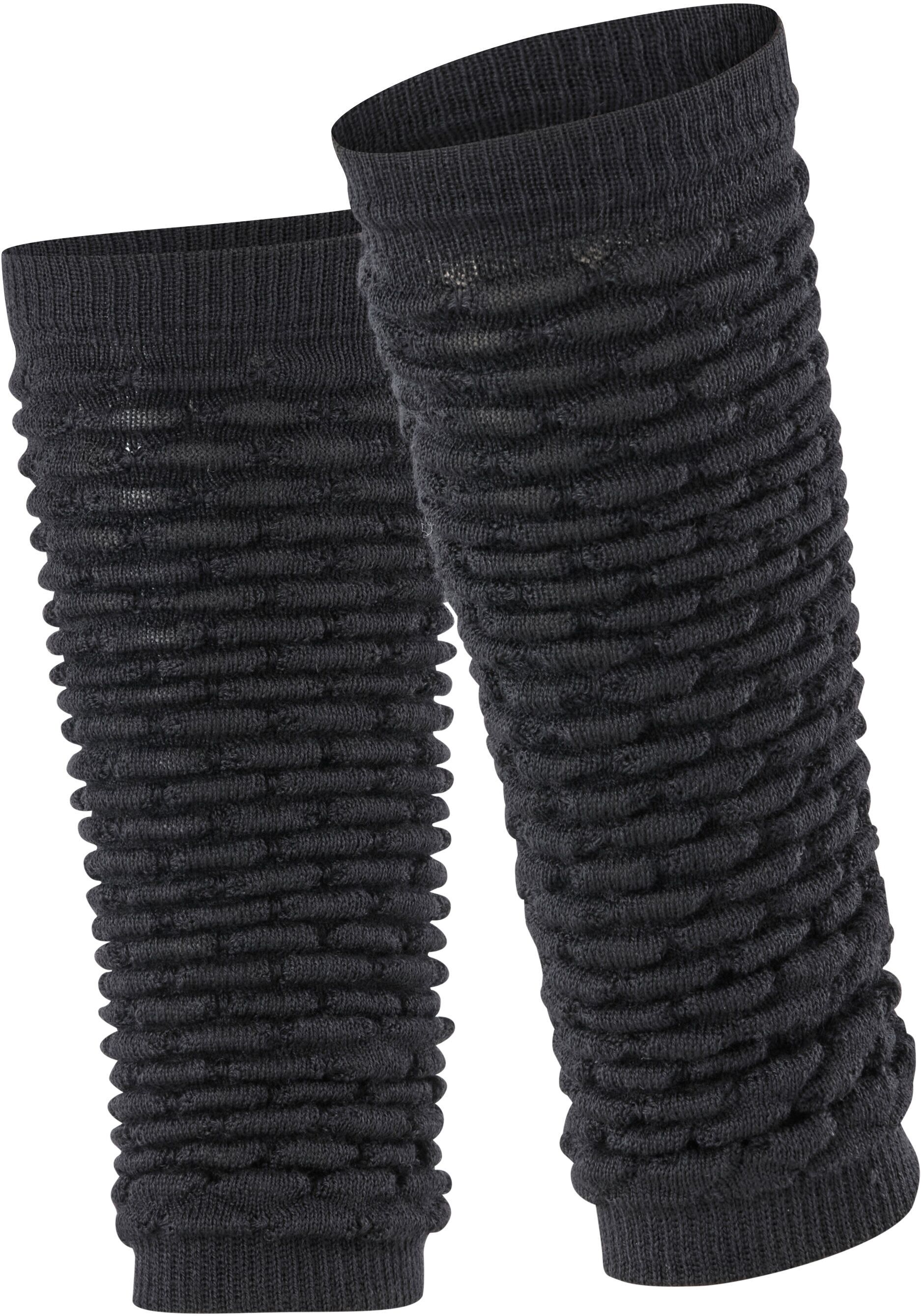 Beinstulpen FALKE "Haze", Damen, schwarz (schwarz (3000)), Stulpen Beinstulpen
