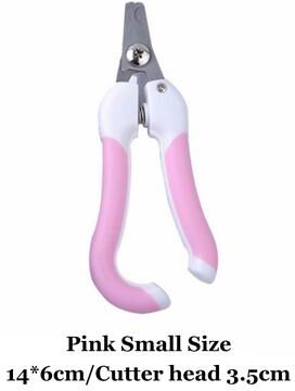 Happy Pet Pantry Professional Pet Dog Nail Clippers & Cat Nail Clippers Stainless Steel Grooming Tool pink