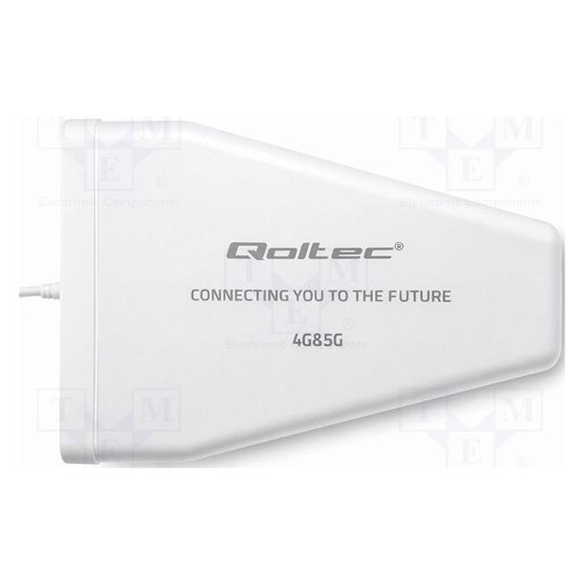 Qoltec Antena 4G 5G LTE | 9dBi | kierunkowa | zewnętrzna | N female | wodoodporna | 3m (4G, 5G) (57061)