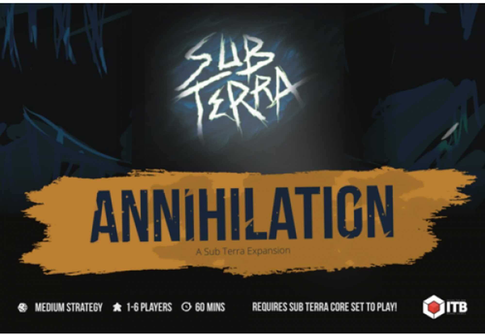 Sub Terra: Annihilation Expansion for Board Games by Inside the Box Board Games, Expansion Pack, Cave Exploration, Exterminator Character
